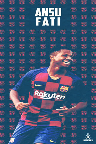 Barça Worldwide on Twitter 4K wallpaper of Anssumane Fati   httpstcoAP4nu8QNeh  Twitter