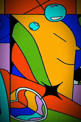 Vibrant Abstract Expressions: Samsung S10 HD