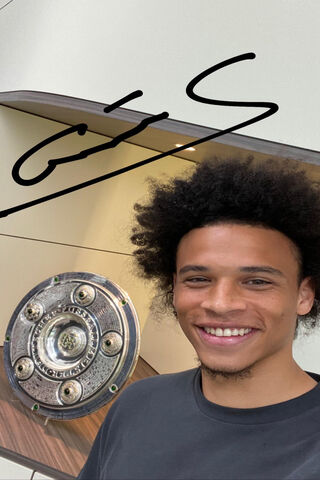 Leroy Sané: A Champion's Smile! 🏆✨