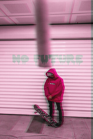 Chillin' with the Board: A Skateboarder's Vibe