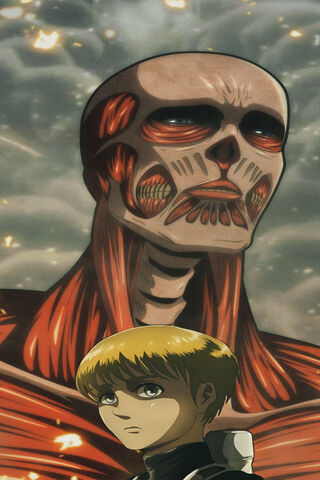 Armin's Resolve: Facing the Titan