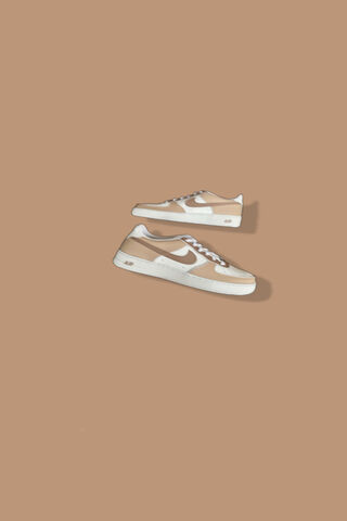 Sandy Steps: The Beige Air Force 1