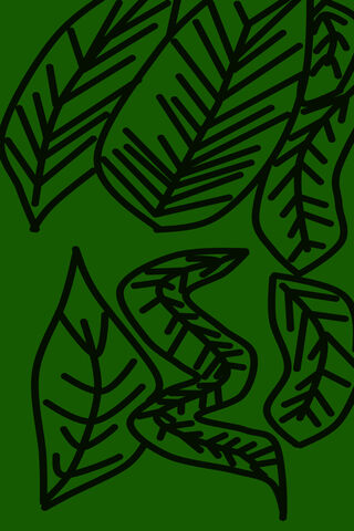 Nature's Sketch: Leafy Whispers 🍃✍️