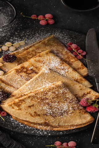 Heavenly Delights: The Perfect Pancake Stack! 🥞✨