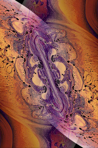 Cosmic Swirl: The iPhone XS Flipped Art