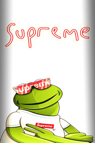 Kermit Supreme: The Trendy Amphibian