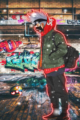 Kakashi Supreme: The Urban Ninja Vibe 🌆✨