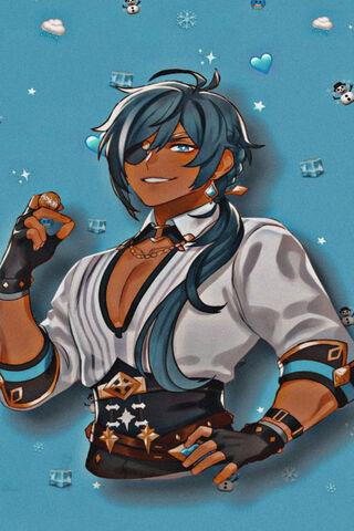 Kaeya: The Charismatic Ice Knight ❄️✨