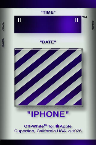 Purple Vibes: Off-White Elegance