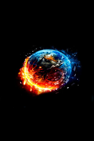 Planetary Fusion: A Dance of Fire and Ice 🌍🔥❄️