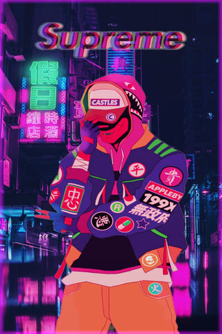 Neon Dreams: The Supreme Japon Vibe 🌌✨