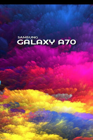Vibrant Display of the Samsung Galaxy A70 🌈📱