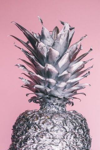 Glistening Elegance: The Silver Pineapple 🍍✨