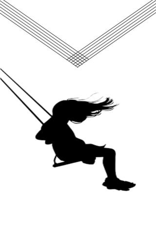 Joy in Motion: The Swinging Girl