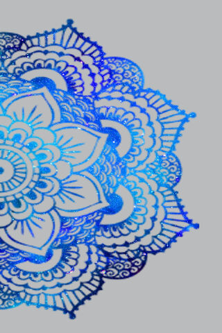 Serenity in Blue: A Mandala Journey 🌊✨