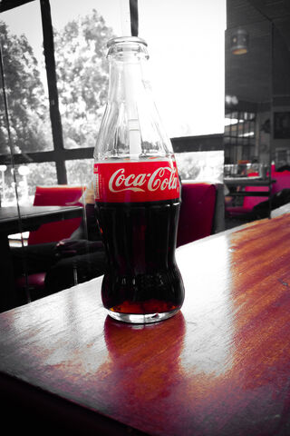 Classic Refreshment: The Iconic Coca-Cola Bottle 🥤✨