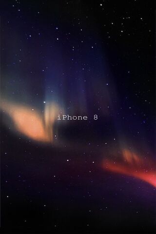Celestial Beauty: iPhone 8 in the Cosmos 🌌📱