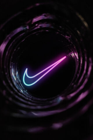 Nike Logo Neon