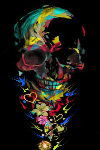 Vibrant Echoes of the Afterlife 🌈💀