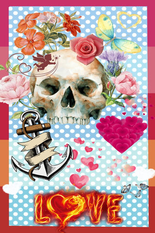 Love in the Shadows: A Flashy Contrast ❤️💀