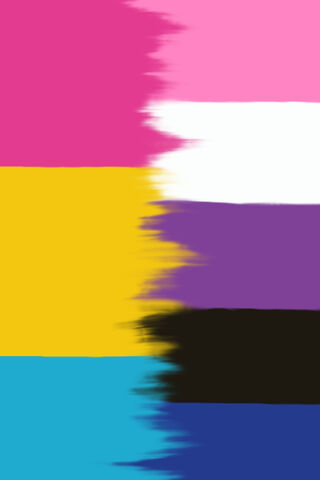 Pansexual Fabric Wallpaper and Home Decor  Spoonflower