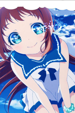 Beneath the Waves: Manaka's Dreamy Smile 🌊✨