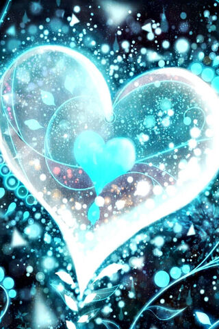 Teal Heart: A Splash of..