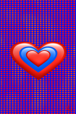 Love in a Sea of Dots 💙❤️