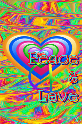 Vibrant Harmony: A Celebration of Peace and Love ✌️❤️
