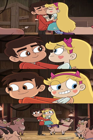 Starco: A Magical Moment in the Barn 🌟❤️