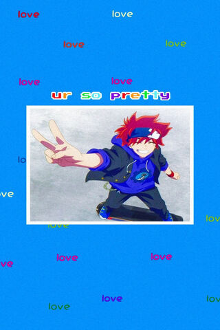 Sk8 Vibes: A Colorful Expression of Love! 💙✌️