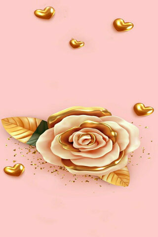 Golden Elegance: The Hybrid Tea Rose