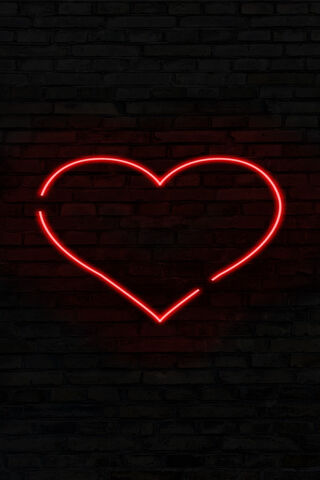 Glow of Love: Heart Neon Sign