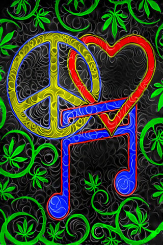 Groovy Vibes: The Heart of Peace 🎶✌️❤️