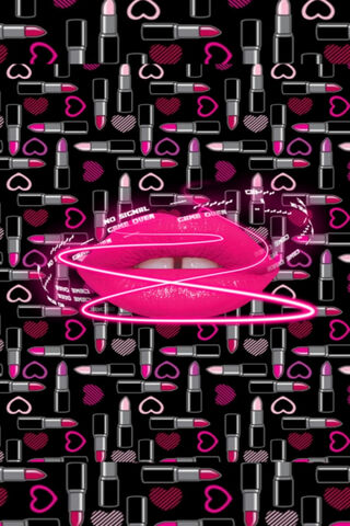 Electric Kiss: A Neon Lip Adventure 💋✨