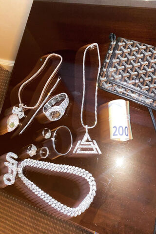 Luxury Vibes: Ufo361's Bling Collection ✨💎
