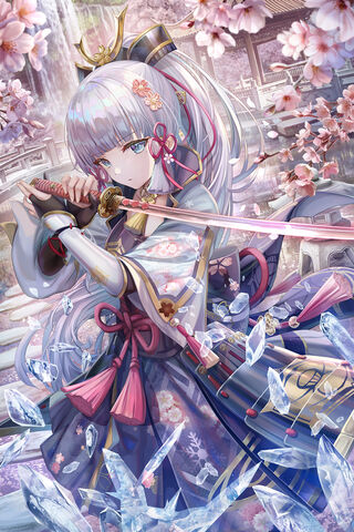 Ayaka Kamisato: The Elegant Blade of Frost ❄️⚔️