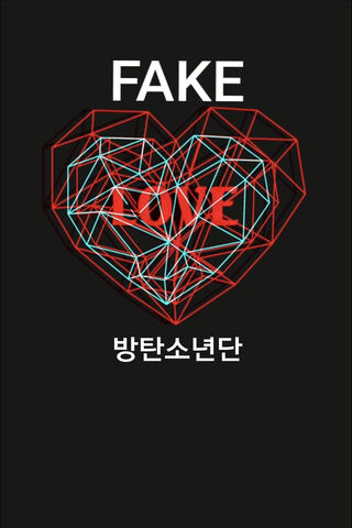 Heart of Illusions: BTS's Fake Love 💔✨
