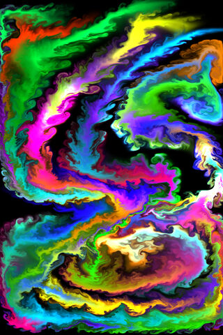 Whirlwind of Colors: A Journey Through Chaos 🌈✨