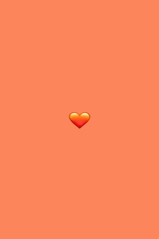 Warm Embrace of the Orange Heart ❤️
