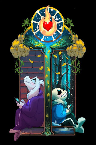 Heartfelt Moments: Toriel & Sans