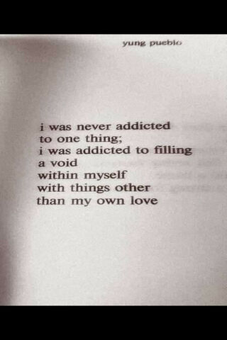 Filling the Void: A Journey Through Addiction