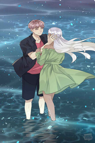 A Moment in the Water: Aushi and Zylith's Connection 🌊💖