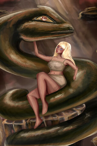 Serpent's Embrace: Billie Eilish Reimagined