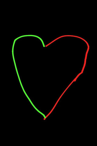 Coração: A Colorful Expression of Love ❤️💚