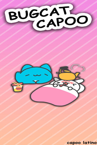 Capoo's Cozy Snack Time! 🍜😸