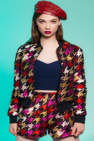 Bold Houndstooth Vibes ✨