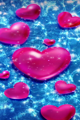 Love in the Water: Floating Heart Jellies 💖🌊
