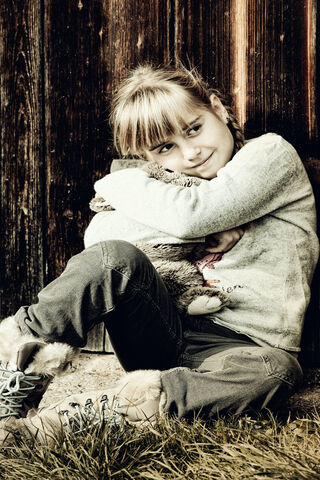 A Cozy Moment with a Furry Friend 🧸❤️