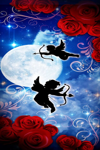Celestial Love: A Dance Under the Moonlight 🌙❤️